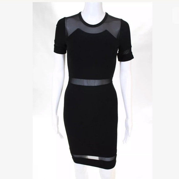 Torn by Ronny Kobo sheer mesh panel Lourdes dress - Picture 6 of 8